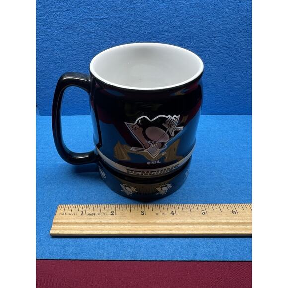 Pittsburgh Penguins Hockey 3D Tankard Coffee Tea Cup Mug Boelter Brands - Picture 8 of 8